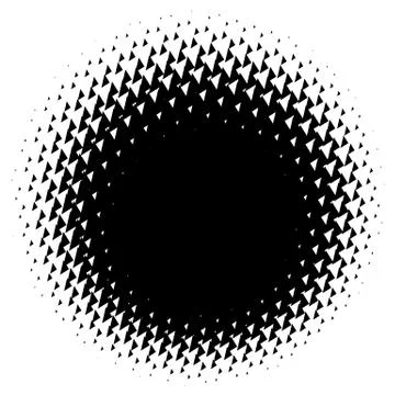 Halftone element. Abstract geometric graphic with half-tone pattern 스톡 일러스트