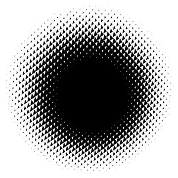 Halftone element. Abstract geometric graphic with half-tone pattern 스톡 일러스트