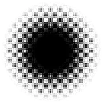 Halftone element, circular halftone pattern. Specks, halftone circle gradient イラスト素材