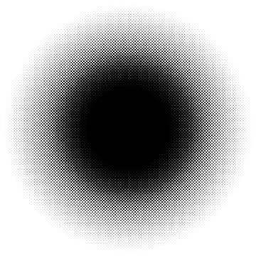 Halftone element, circular halftone pattern. Specks, halftone circle gradient イラスト素材