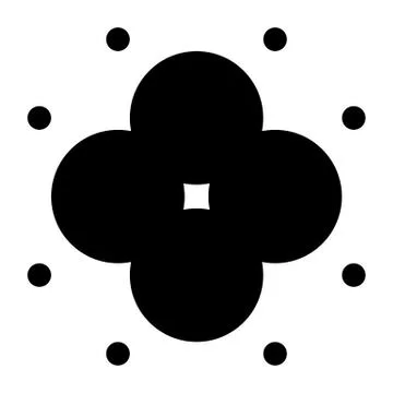 Halftone element, circular halftone pattern. Specks, halftone circle gradient Stock-Illustration