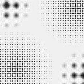 Halftone like element of crosses. Monochromatic abstract image. Stock Illustration
