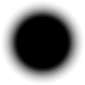 Halftone element with square or triangle instead of circles 스톡 일러스트