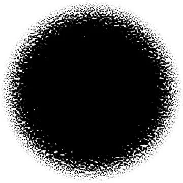 Halftone element with square or triangle instead of circles Stock Illustration