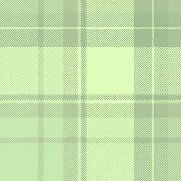 Halftone fabric pattern background, romantic tartan check seamless. Everyda.. Stock Illustration