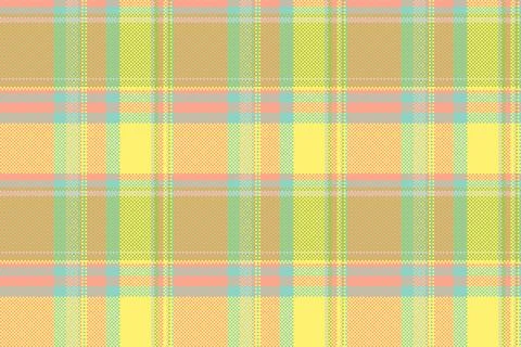 Halftone fabric pattern tartan, turkish textile texture check. Amazing vect.. Stock Illustration