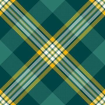 Halftone fabric tartan pattern, october texture check vector. Softness back.. Stockillustratie