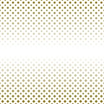 Halftone geometric circle and square pattern background Illustrazione stock