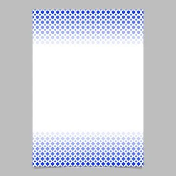 Halftone geometric dot and square pattern brochure background template Иллюстрация