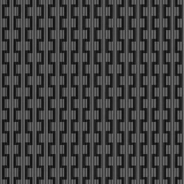 Halftone geometric line seamless pattern. Vector monochrome texture illustrat Stock Illustration
