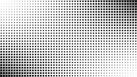 Halftone geometric pattern fading from the corners, abstract background des.. Stock Illustration