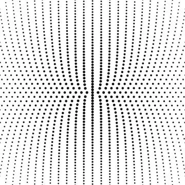Halftone geometric round dot pattern background design Stock Illustration
