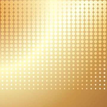 Halftone gold Stock Illustration