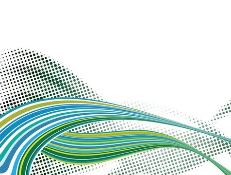 Halftone grad gradient halftone pattern ideal as a background with flowing... Foto stock