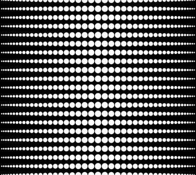 Halftone, gradation abstract monochrome repeatable background, pattern Illustrazione stock