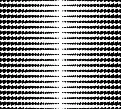 Halftone, gradation abstract monochrome repeatable background, pattern Illustrazione stock