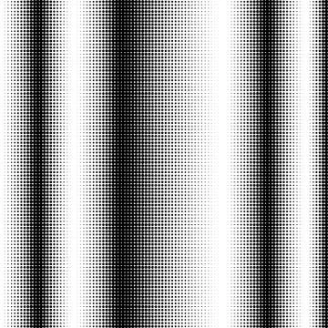 Halftone gradation / gradient pattern, abstract geometric pointillist texture Stock Illustration