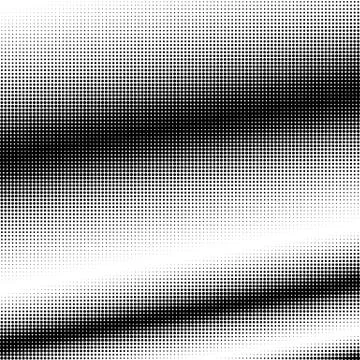 Halftone gradation / gradient pattern, abstract geometric pointillist texture イラスト素材
