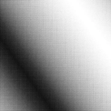 Halftone gradation / gradient pattern, abstract geometric pointillist texture Illustrazione stock