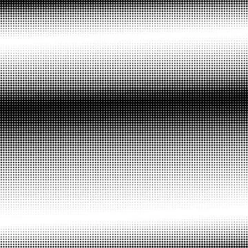 Halftone gradation / gradient pattern, abstract geometric pointillist texture Stock Illustration