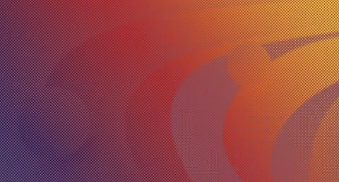 Halftone gradient background with orange red and purple colors and halftone.. Stock Illustration