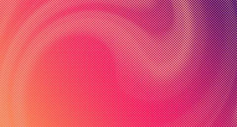 Halftone gradient background with pink purple and orange colors  smooth tra.. Stock Illustration