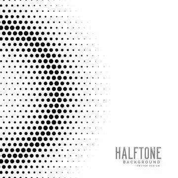 Halftone gradient circles dot background Stock Illustration