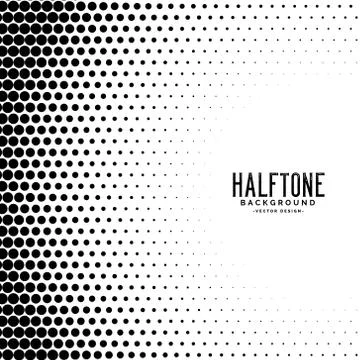Halftone gradient dots pattern background Illustrazione stock