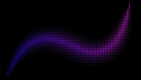 Halftone gradient pattern with dots. Minimalism, vector. Background for poste Stock Illustration