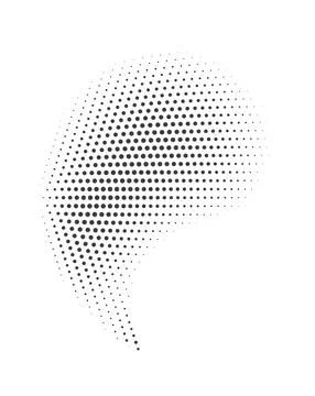 Halftone gradient shapes. Dots comic effect. Vector illustration 库存插图