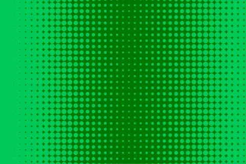 Halftone green banner Illustrazione stock