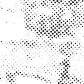 Halftone Grunge Background Stock Illustration