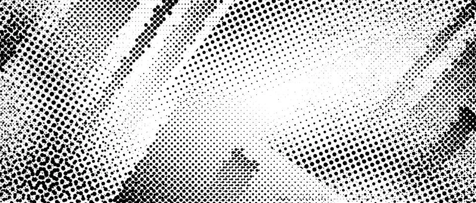 Halftone grunge texture. Distorted rough dirty scratch textured background Stock Illustration