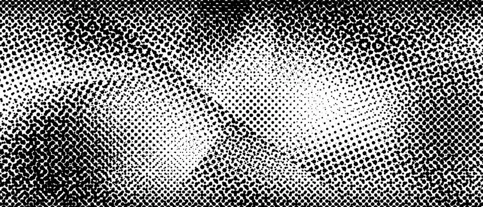 Halftone grunge texture. Distorted rough dirty scratch textured background Stock Illustration