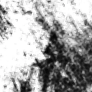 Halftone Grunge Texture Stock Illustration
