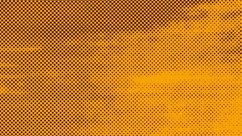 Halftone Grunge Yellow Background Loop Video stock 281341582