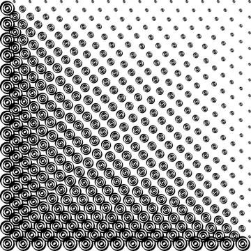 Halftone helix Stock Illustration