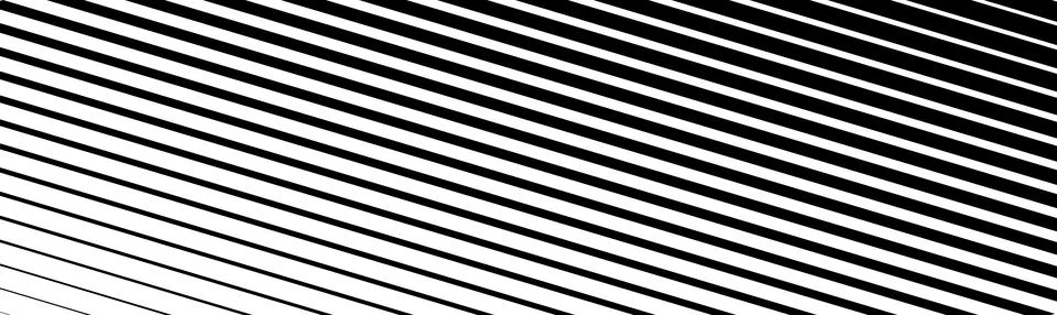 Halftone horizontal speed line abstract pattern. Vector halftone illusion. Stock Illustration