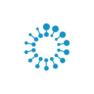 Halftone hydrogen technology design vector illustration. Illustrazione stock