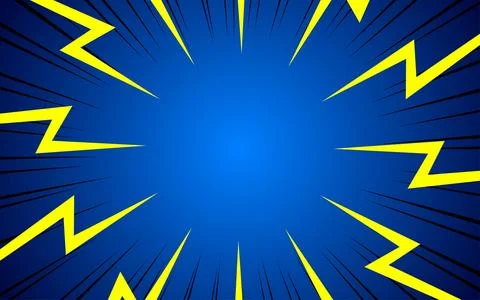 Halftone lightning explosion pop art comic background. Cartoon Vector Illus.. Illustrazione stock