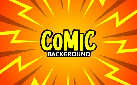 Halftone lightning explosion pop art comic background. Cartoon Vector Illus.. Illustrazione stock
