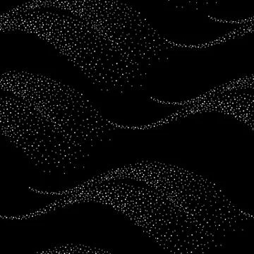 Halftone line. Seamless vector trendy pattern. イラスト素材