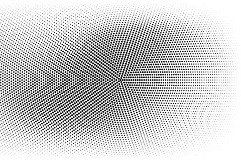 Halftone monochrome pattern with dots. Minimalism, vector. Background for pos Stock Illustration