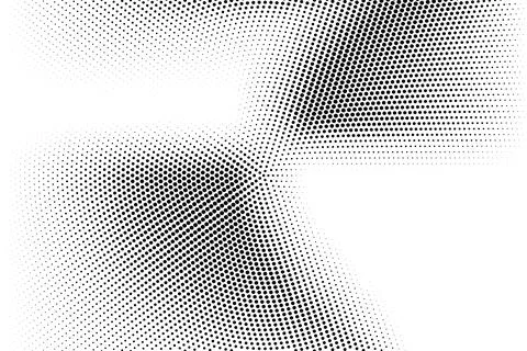 Halftone monochrome pattern with dots. Minimalism, vector. Background for pos Stock Illustration