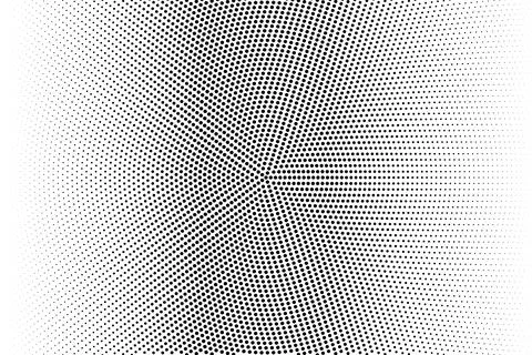 Halftone monochrome pattern with dots. Minimalism, vector. Background for pos Illustrazione stock