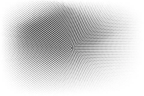 Halftone monochrome pattern with dots. Minimalism, vector. Background for pos Stock Illustration