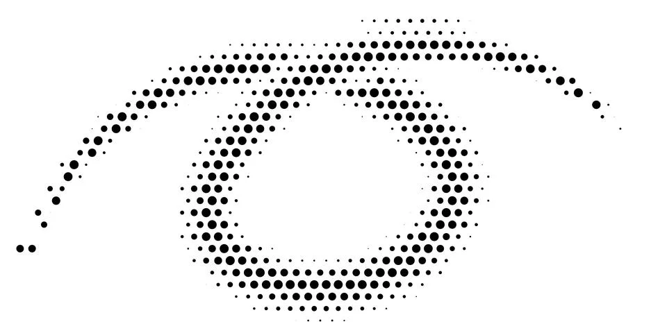 Halftone monochrome pattern with dots. Minimalism, vector. Background for pos Illustrazione stock