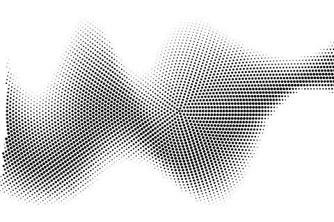 Halftone monochrome pattern with dots. Minimalism, vector. Background for pos Illustrazione stock