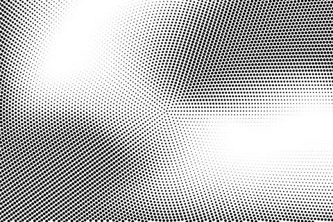 Halftone monochrome pattern with dots. Minimalism, vector. Background for pos Stock Illustration