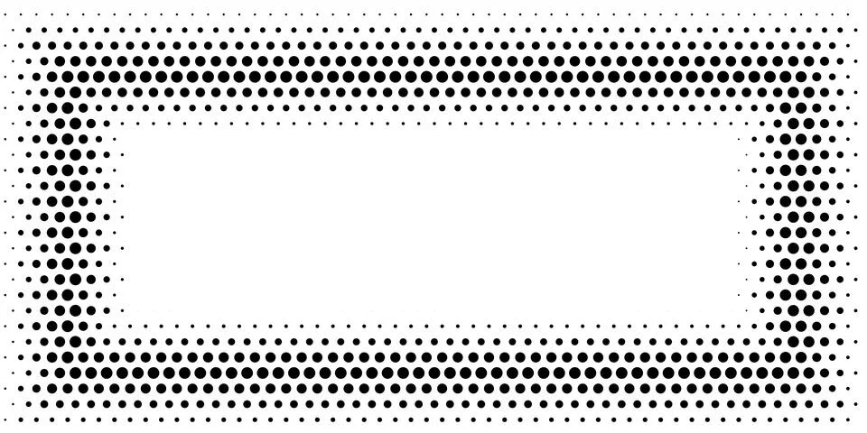Halftone monochrome pattern with dots. Minimalism, vector. Background for pos Stock Illustration